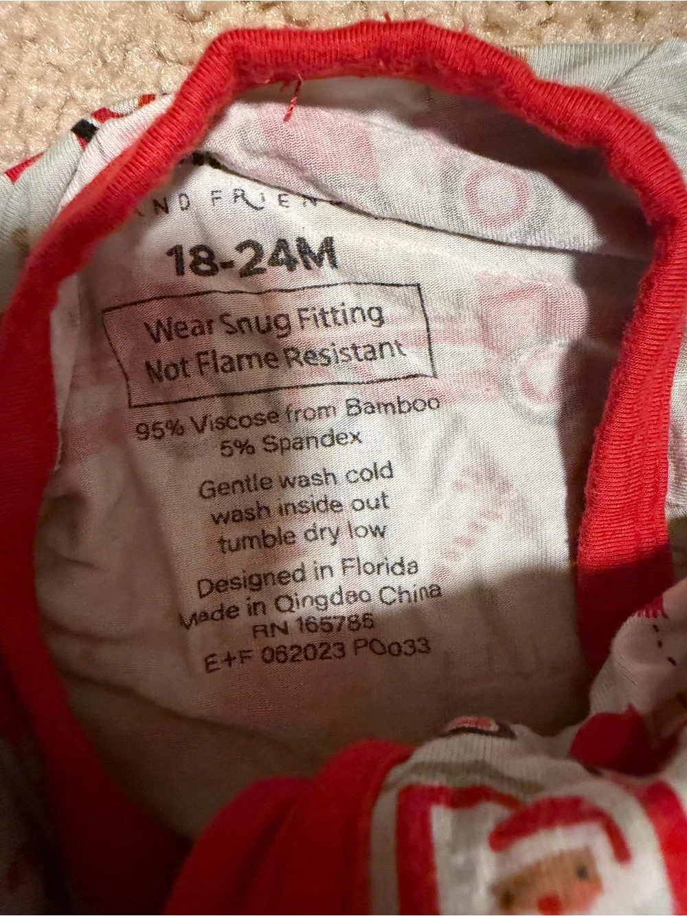Emerson & Friends holiday pajamas